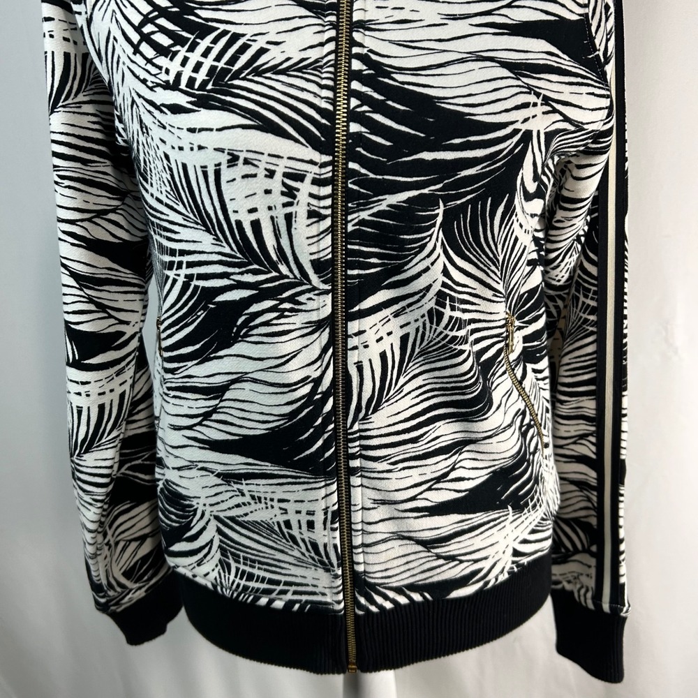 RALPH LAUREN PS Palm Leaf Print Track Jacket Zip Up Athletic Casual Women - Picture 5 of 9